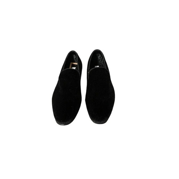 Steve Madden Laight Men\'s Slip On Loafer w Satin Lining Size 9.5 Black Velvet‎ main image 5